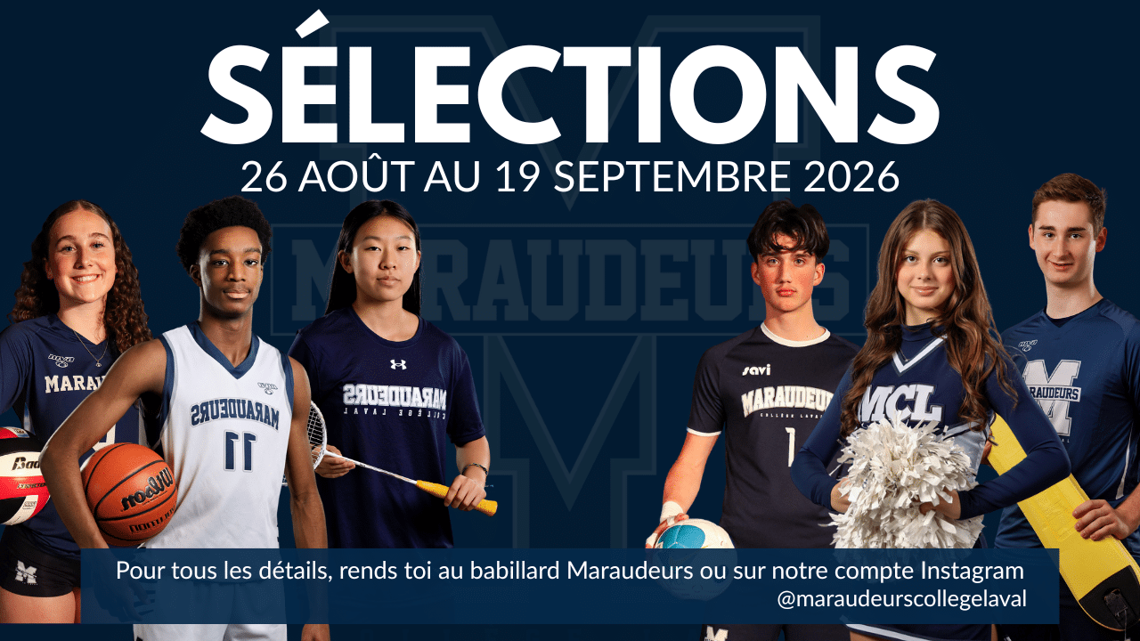 Promotions pour les sélections d'équipe du Collège Laval